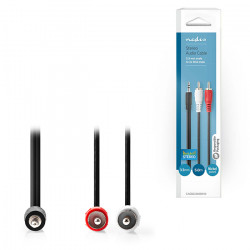 NEDIS CAGB22200BK50 Καλώδιο ήχου 3.5mm Stereo αρσ. - 2x RCA αρσ., 5.00m. - NEDIS