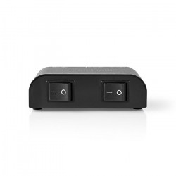 NEDIS ASWI2602BK Συσκευή για σύνδεση 2 σετ ηχείων 4-16 Ω, σε 1 ενισχυτή. - NEDIS