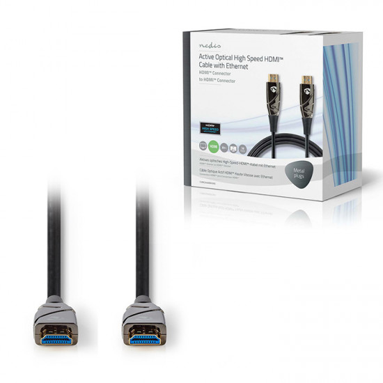 NEDIS CVBG3400BK300 Ενεργό οπτικό καλώδιο High Speed HDMI with Ethernet, HDMI αρσ. - HDMI αρσ. 30m. - NEDIS
