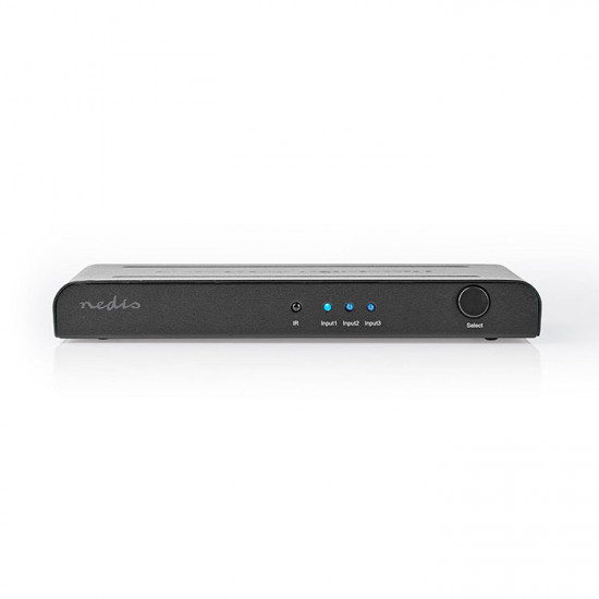 NEDIS VSWI3473AT HDMI Switch 3 θυρών, με υποστήριξη 4K2K @ 60FPS / HDCP2.2 και 3D. - NEDIS