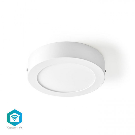 NEDIS WIFILAW10WT Wi-Fi έξυπνο φωτιστικό οροφής LED, διαμέτρου 17cm, 12W, 800lm - NEDIS