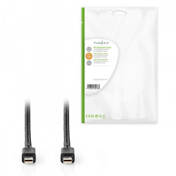 NEDIS CCGP37504BK20 Καλώδιο Mini DisplayPort αρσ. - Mini DisplayPort αρσ. 2.0m., σε μαύρο χρώμα. - NEDIS