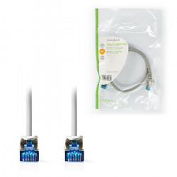 NEDIS CCGP85330GY05 Καλώδιο δικτύου CAT 6a, S/FTP, 0.5m σε γκρι χρώμα. - NEDIS