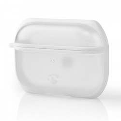 NEDIS APPROCE100TPWT Προστατευτική θήκη για Apple Airpods Pro, σε διαφανές/λευκό χρώμα. - NEDIS
