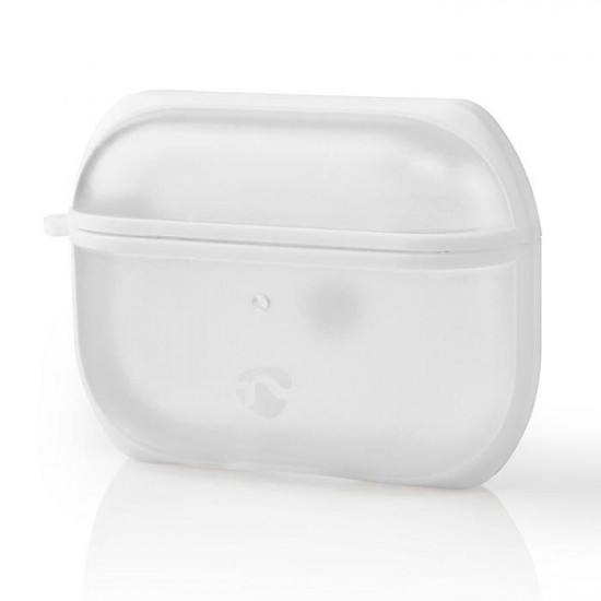 NEDIS APPROCE100TPWT Προστατευτική θήκη για Apple Airpods Pro, σε διαφανές/λευκό χρώμα. - NEDIS