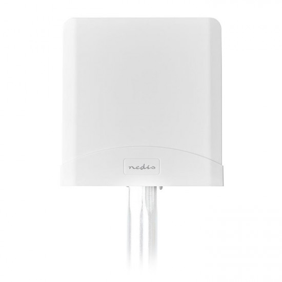 NEDIS ANOR5G20WT Κεραία 5G/4G/3G/GSM με δύο καλώδια σύνδεσης 2,5m. Κατάλληλη για την αντικατάσταση της κεραίας ενός 5G/4G/3G/GSM Modem/Router. - NEDIS