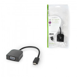 NEDIS CCGP64852BK02 Μετατροπέας USB 3.2 Gen 1x1 Type-C αρσ. - VGA θηλ., 0.20m. - NEDIS