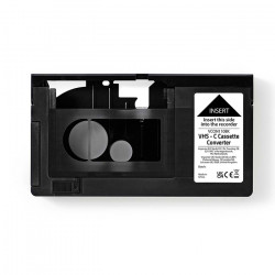 NEDIS VCON110BK Αντάπτορας για κασέτες VHS-C σε VHS. - NEDIS
