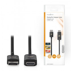 NEDIS CCGP37108BK18 Καλώδιο DisplayPort αρσ. σε HDMI αρσ., 1.80m. - NEDIS