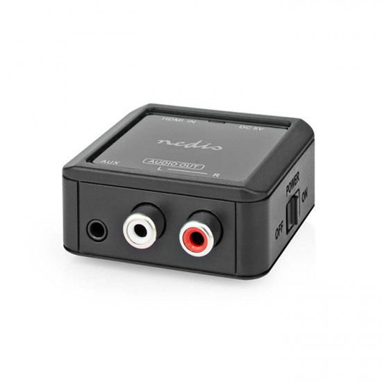 NEDIS ACON3415AT Ψηφιακός μετατροπέας ήχου από 1x HDMI θηλ. σε 3.5mm + 2x RCA θηλ. - NEDIS