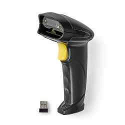 NEDIS BSCNW1D100BK Ασύρματος σαρωτής barcode USB υψηλής ακρίβειας, σε μαύρο χρώμα. - NEDIS