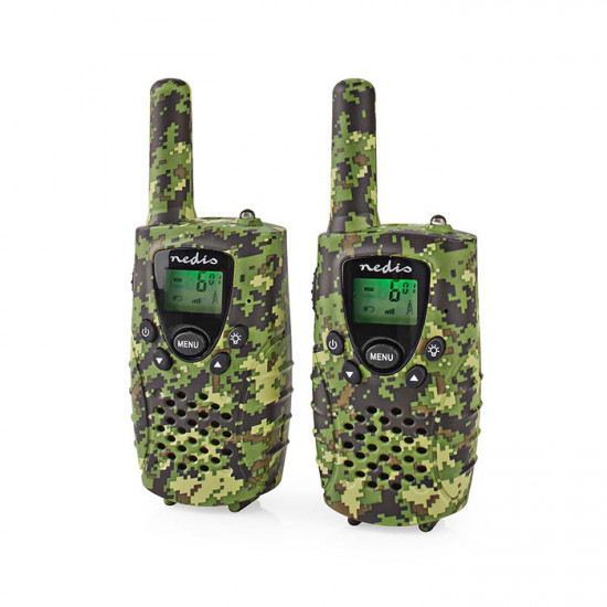 NEDIS WLTK0810BK Walkie talkie με εμβέλεια έως και 8 km, σε χρώμα παραλλαγής. - NEDIS