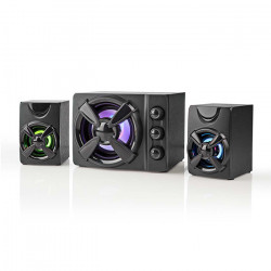 NEDIS GSPR31021BK Στερεοφωνικά ηχεία gaming 2.1 με φωτισμό LED, 33W. - NEDIS