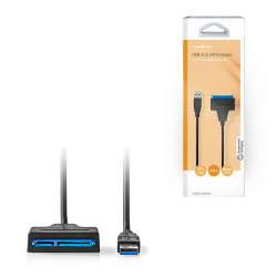 NEDIS CCGB75100BK05 Καλώδιο - αντάπτορας USB 3.2 Gen 1x1 Type Α αρσ. - SATA 22-pin, για τη σύνδεση σκληρών δίσκων HDD / SSD 2.5