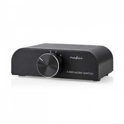 NEDIS ASWI2424AT Switch 4 συσκευών ήχου σε μία μόνο (AUX) είσοδο ενισχυτή, για να συνδέονται συσκευές όπως CD, DAT, Tuner, ήχος-τηλεόρασης κλπ. - NEDIS