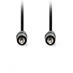 NEDIS CAGL22000BK05 Καλώδιο ήχου 3,5mm αρσ. Stereo - 3,5mm αρσ. Stereo, 0.5m σε μαύρο χρώμα. - NEDIS