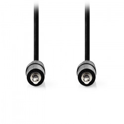 NEDIS CAGL22000BK10 Καλώδιο ήχου 3,5mm αρσ. Stereo - 3,5mm αρσ. Stereo, 1.00m σε μαύρο χρώμα. - NEDIS