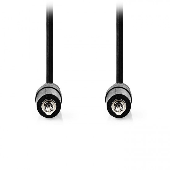 NEDIS CAGL22000BK10 Καλώδιο ήχου 3,5mm αρσ. Stereo - 3,5mm αρσ. Stereo, 1.00m σε μαύρο χρώμα. - NEDIS