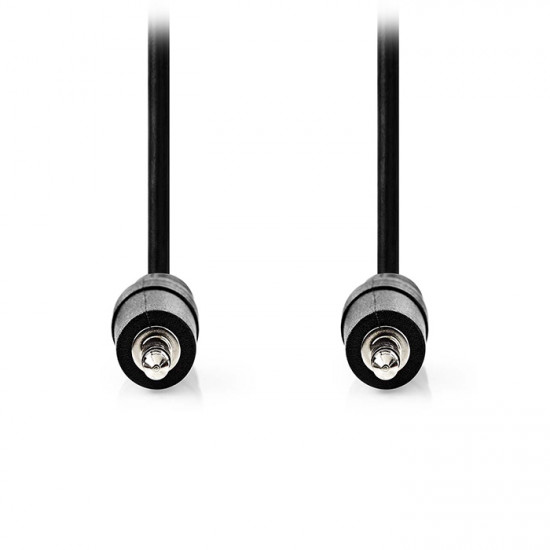 NEDIS CAGL22000BK15 Καλώδιο ήχου 3,5mm αρσ. Stereo - 3,5mm αρσ. Stereo, 1.50m σε μαύρο χρώμα. - NEDIS