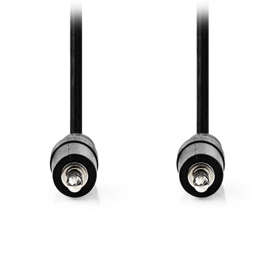 NEDIS CAGL22000BK20 Καλώδιο ήχου 3,5mm αρσ. Stereo - 3,5mm αρσ. Stereo, 2.00m σε μαύρο χρώμα. - NEDIS