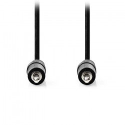 NEDIS CAGL22000BK50 Καλώδιο ήχου 3,5mm αρσ. Stereo - 3,5mm αρσ. Stereo, 5m σε μαύρο χρώμα. - NEDIS