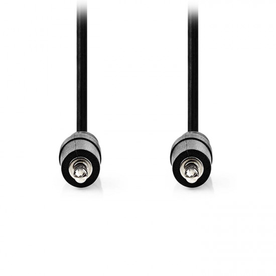 NEDIS CAGL22000BK50 Καλώδιο ήχου 3,5mm αρσ. Stereo - 3,5mm αρσ. Stereo, 5m σε μαύρο χρώμα. - NEDIS
