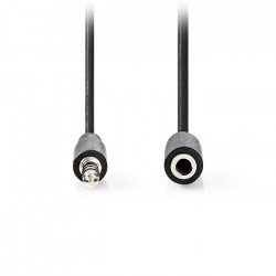 NEDIS CAGL22050BK20 Καλώδιο προέκτασης ήχου 3,5mm Stereo αρσ. - 3,5mm Stereo θηλ., 2.00m. - NEDIS