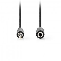 NEDIS CAGL22050BK50 Καλώδιο προέκτασης ήχου 3,5mm Stereo αρσ. - 3,5mm Stereo θηλ., 5.00m. - NEDIS