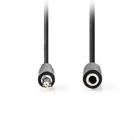 NEDIS CAGL22050BK50 Καλώδιο προέκτασης ήχου 3,5mm Stereo αρσ. - 3,5mm Stereo θηλ., 5.00m. - NEDIS