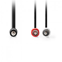 NEDIS CAGL22200BK30 Καλώδιο ήχου 3,5mm stereo αρσ. - 2x RCA αρσ., 3.00m. - NEDIS