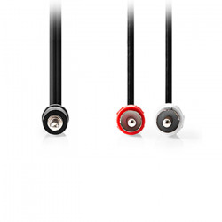 NEDIS CAGL22200BK50 Καλώδιο ήχου 3,5mm stereo αρσ. - 2x RCA αρσ., 5.00m. - NEDIS