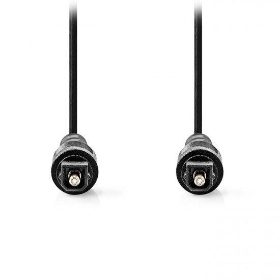 NEDIS CAGL25000BK20 Καλώδιο οπτικής ίνας, TosLink αρσ. - αρσ., 2.00m σε μαύρο χρώμα. - NEDIS