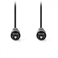 NEDIS CAGL25000BK30 Καλώδιο οπτικής ίνας, TosLink αρσ. - αρσ., 3.00m σε μαύρο χρώμα. - NEDIS