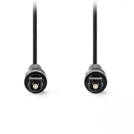 NEDIS CAGL25000BK50 Καλώδιο οπτικής ίνας, TosLink αρσ. - αρσ., 5.00m σε μαύρο χρώμα. - NEDIS