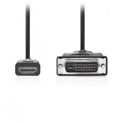 NEDIS CCGL34800BK20 Καλώδιο High Speed HDMI αρσ. - DVI-D 24+1-Pin αρσ., 2.00m σε μαύρο χρώμα. - NEDIS