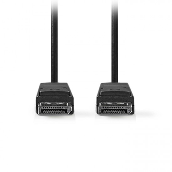 NEDIS CCGL37010BK20 Καλώδιο DisplayPort αρσ. - DisplayPort αρσ., 2.00m, σε μαύρο χρώμα. - NEDIS