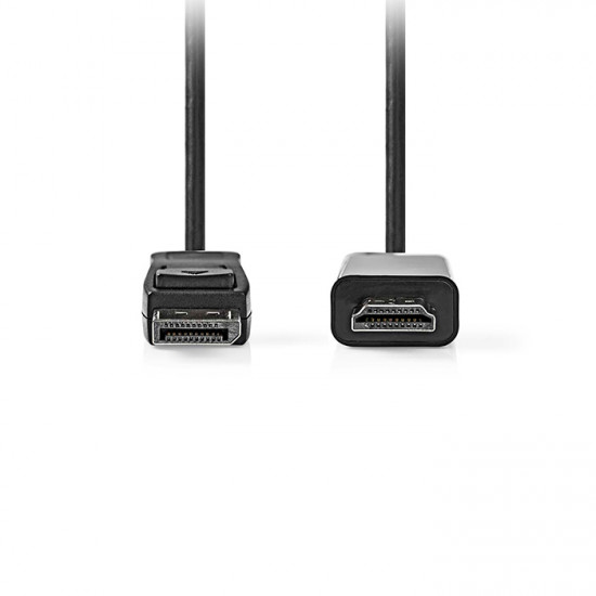NEDIS CCGL37100BK10 Καλώδιο εικόνας DisplayPort αρσ. - HDMI αρσ., 1.00m. - NEDIS
