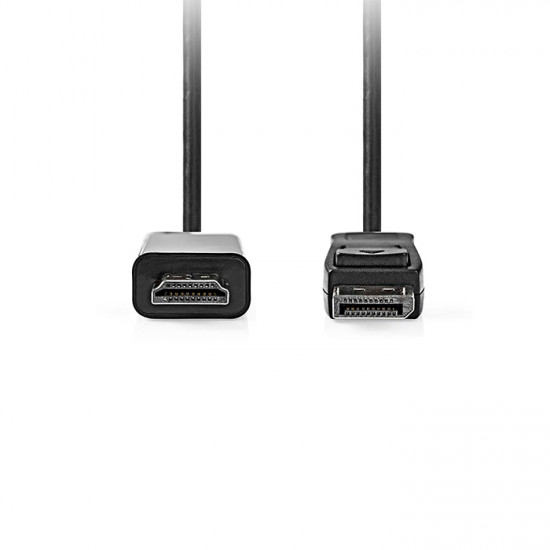 NEDIS CCGL37100BK20 Καλώδιο εικόνας DisplayPort αρσ. - HDMI αρσ., 2.00m. - NEDIS