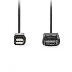 NEDIS CCGL37400BK20 Καλώδιο MiniDisplayPort αρσ.- DisplayPort αρσ., 2.00m. - NEDIS
