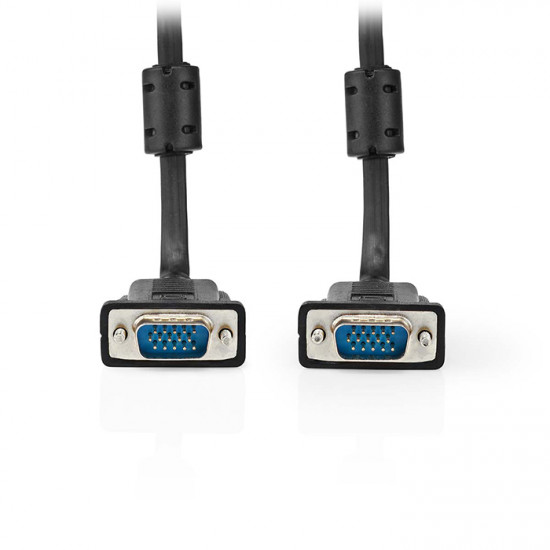 NEDIS CCGL59000BK50 Καλώδιο VGA αρσ.- VGA αρσ., 5.00m. - NEDIS