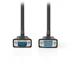 NEDIS CCGL59100BK50 Καλώδιο VGA αρσ. - VGA θηλ., 5.00m σε μαύρο χρώμα. - NEDIS