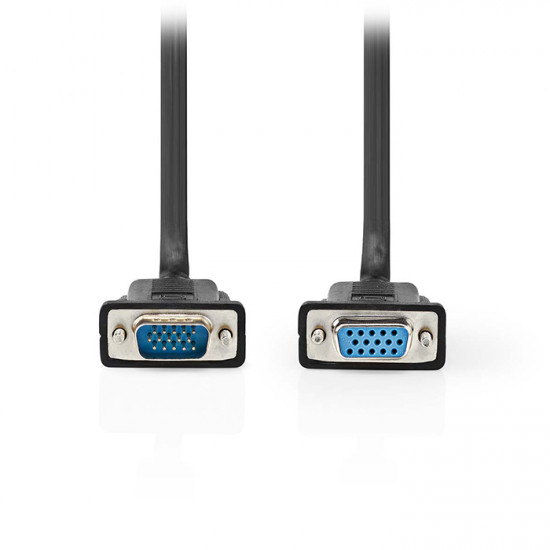 NEDIS CCGL59100BK50 Καλώδιο VGA αρσ. - VGA θηλ., 5.00m σε μαύρο χρώμα. - NEDIS