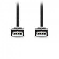 NEDIS CCGL60000BK10 Καλώδιο USB High-Speed A αρσ. - USB A αρσ., 1.00m. - NEDIS