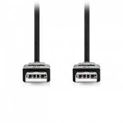 NEDIS CCGL60000BK30 Καλώδιο USB High-Speed A αρσ. - USB A αρσ., 3.00m. - NEDIS