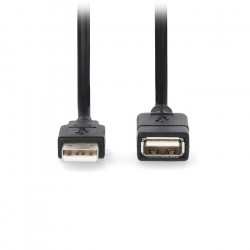 NEDIS CCGL60010BK20 Καλώδιο USB High-Speed Α αρσ. - USB A θηλ., 2.00m. - NEDIS