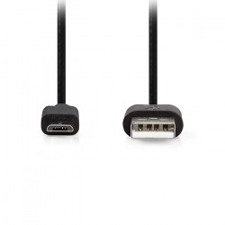 NEDIS CCGL60500BK05 Καλώδιο USB High-Speed A αρσ. - USB Micro-B αρσ., 0.50m - NEDIS