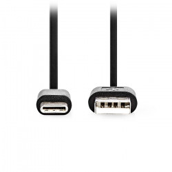 NEDIS CCGL60600BK10 Καλώδιο USB High-Speed A αρσ. - USB Type-C αρσ., 1.00m. - NEDIS