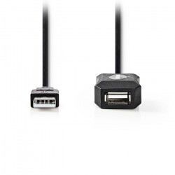 NEDIS CCGL60EXTBK200 Καλώδιο προέκτασης active USB High-Speed A αρσ. - USB A θηλ., 20m. - NEDIS