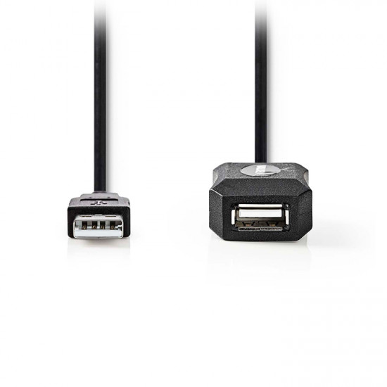 NEDIS CCGL60EXTBK200 Καλώδιο προέκτασης active USB High-Speed A αρσ. - USB A θηλ., 20m. - NEDIS