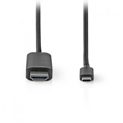 NEDIS CCGL64655BK20 Μετατροπέας USB 3.2 Gen 1x1 Type-C αρσ. - HDMI αρσ., 2.00m. - NEDIS